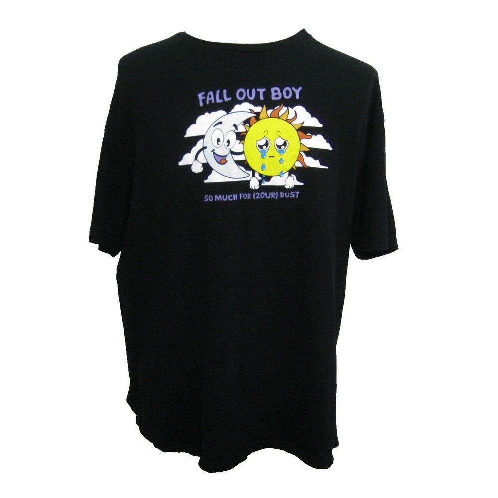 Fall Out Boy 2023 Concert Tour T-Shirt Mens XL Black Short Sleeve Fallout Band